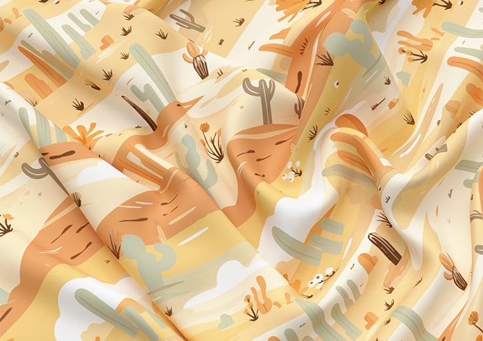 Wild West, Desert - Motorised Roman Blind - Image 4